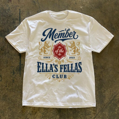 Ella's Fellas Club Cowboy Tee 2026 Western Music Fan Shirt, Western Concert Shirt, Ella Fella Club
