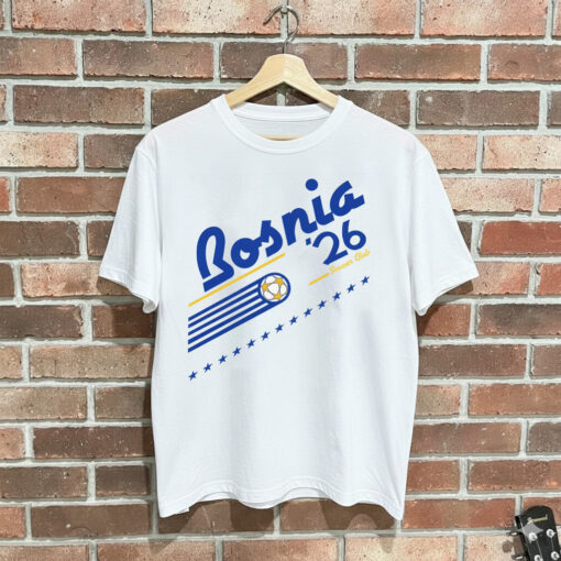 Bosnia & Herzegovina Soccer Cup Shirt, 90's World Team Shirt