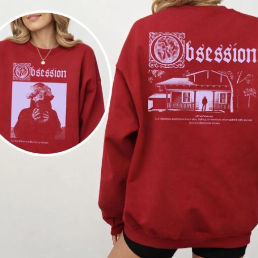 Obsession Movie 2026 Shirt, Curry Barker Gothic Horror Shirt, Double Sided Thriller Shirt
