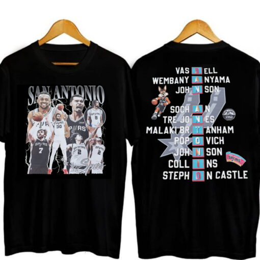 2 Side San Antonio Spurs Basketball Shirt, Texas Basketball Shirt