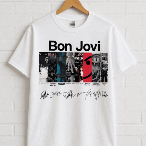 Bon Jovi Forever Tour 1 Side Shirt, Bon Jovi 2026 Shirt, Bon Jovi Rock Band Shirt, Bon Jovi Fan Gift, Bon Jovi 80s Shirt