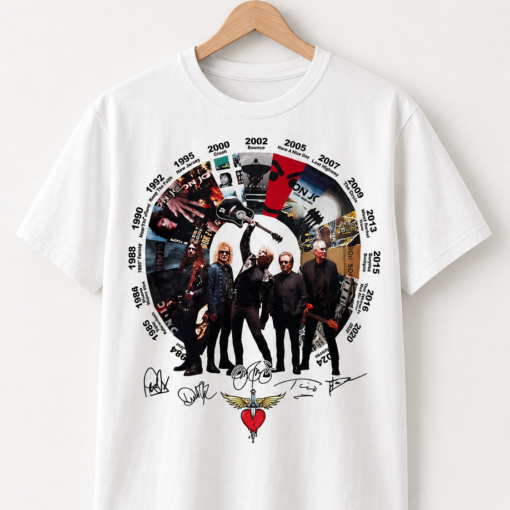 Bon Jovi Forever Tour 2026 Shirt, Bon Jovi 2026 Concert, Bon Jovi Rock Band Shirt, Bon Jovi Fan Gift, Bon Jovi 80s Shirt, Bon Jovi Tee