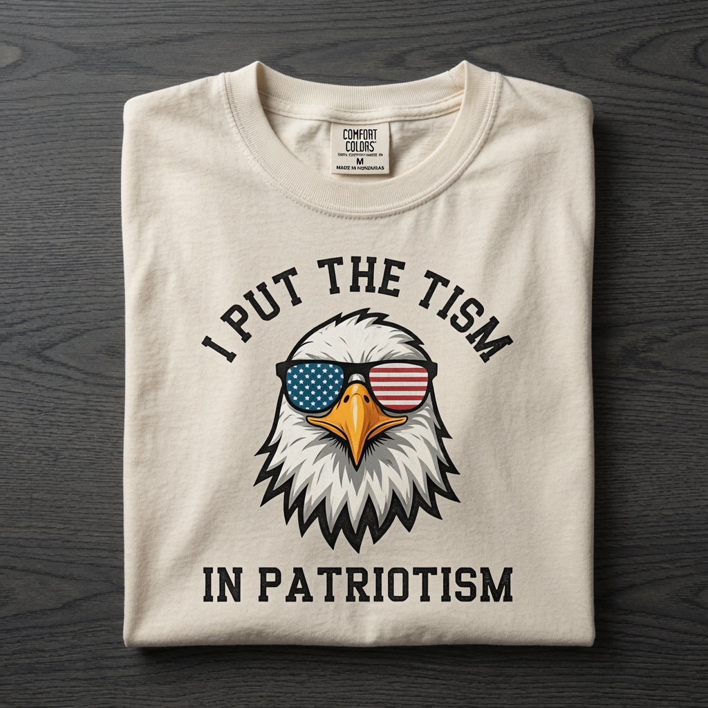 I Put The Tism In Patriotism T-Shirt