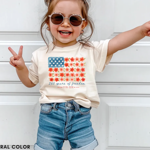America 250th Anniversary Kids Shirt - 1776-2026 Patriotic Toddler & Youth Tee