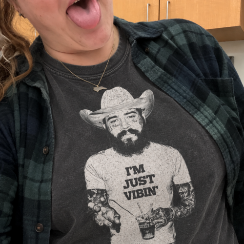 Vintage 90s Post Malone Shirt, Malone Rap Music Shirt, Posty Im Just Vibin, Trendy Tour Posty, Posty Rapper Shirt photo review