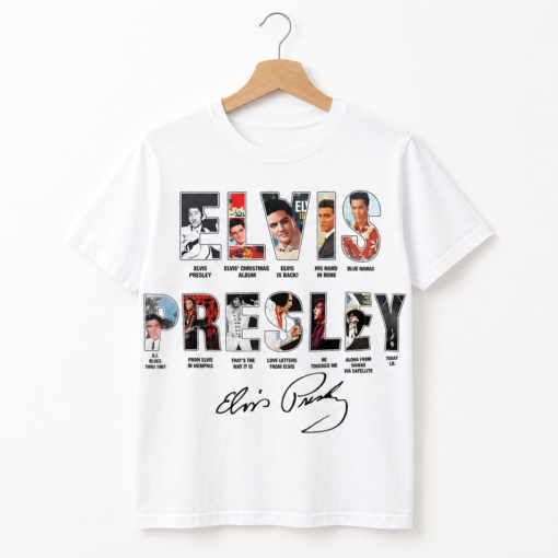 Elvis Presley Shirt, Rock and Roll Tee, Vintage Elvis Merch, Gift for Elvis Fans