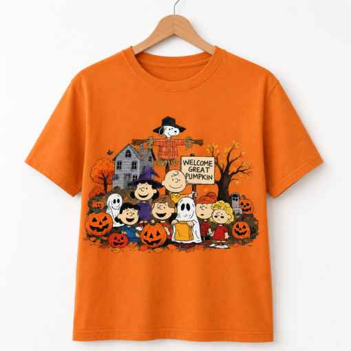 Snoopy Peanuts Friends Fall Pumpkin Shirt, Peanuts Spooky Squad Gift