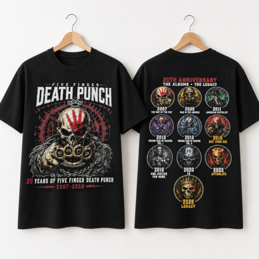 Five Finger Death Punch World Tour 2026 Shirt