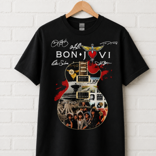 Bon Jovi Forever Tour Rock Band Concert Shirt, Greatest Hits Dagger Shirt, 80s Music Fan Gift