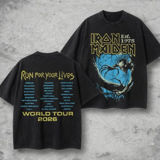 Iron Maiden Fear of the Dark 2026 Tour Unisex T-Shirt
