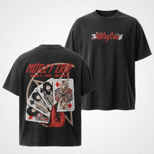 Vintage 1983 Motley Crue Rock Band T-shirt