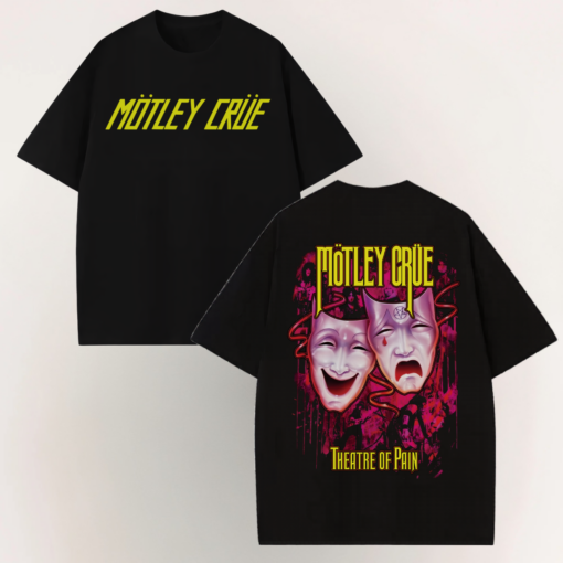 Motley Crue Theatre of Pain 2 Sided T-shirt
