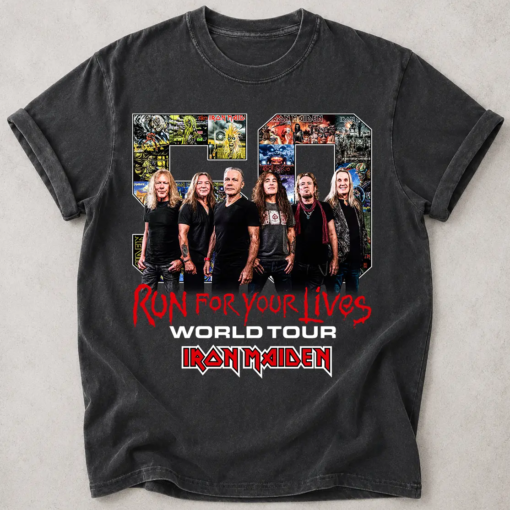 Vintage IronMaiden 50th Anivesary Concert Graphic 2026 T-shirt