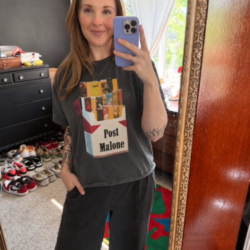 Vintage 90s Post Malone Shirt, Malone Rap Music Shirt photo review