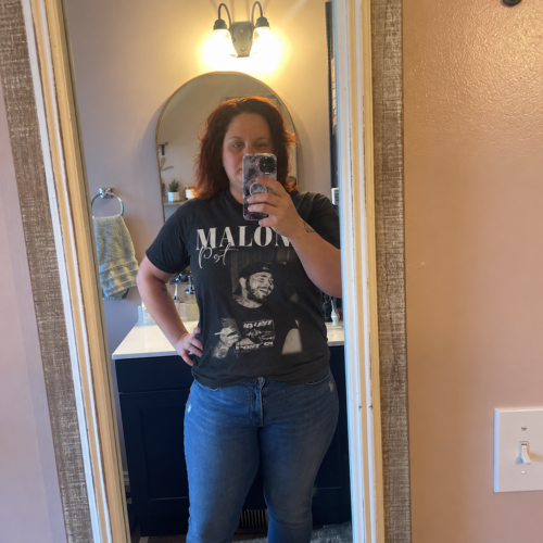 Vintage 90s Post Malone Shirt, Malone Rap Music Shirt photo review