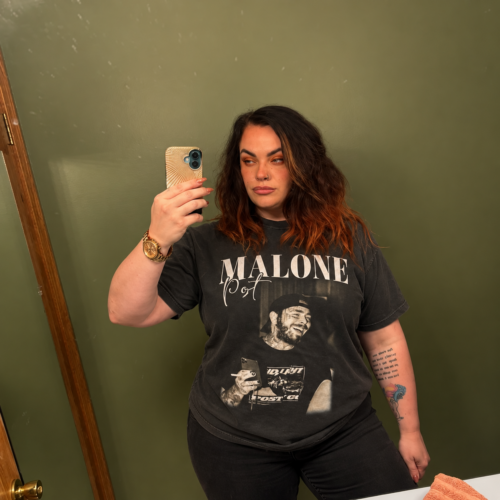 Vintage 90s Post Malone Shirt, Malone Rap Music Shirt photo review