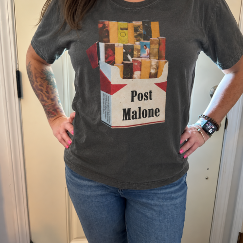 Vintage 90s Post Malone Shirt, Malone Rap Music Shirt photo review
