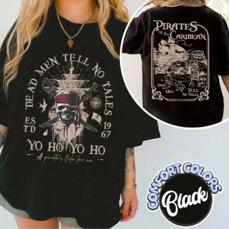 Dead Men Tell No Tales Est 1967 Shirt, Cruise Pirates Shirt, Pirates Of The Caribbean Tee, Disney Family Cruise Trip