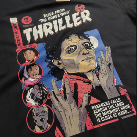 Thriller Michael Jackson Shirt, Thriller '82 Comic Book Tshirt Unofficial