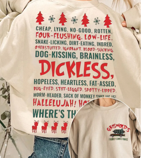 Funny Griswold Christmas Shirt, Family Xmas Shirt, When Santa Squeezes His Fat White Ass Shirt, Christmas Movies Tee