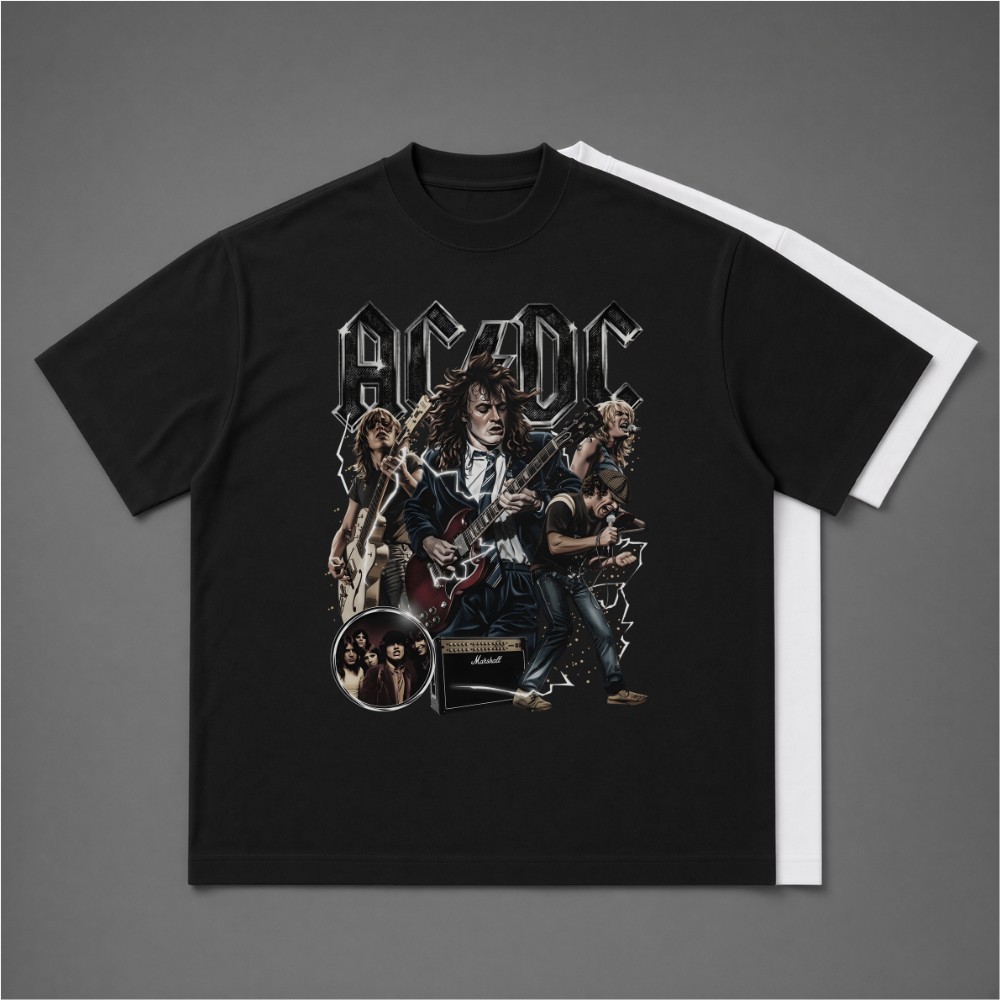 ACDC Band Rock Music Guitar T-Shirt