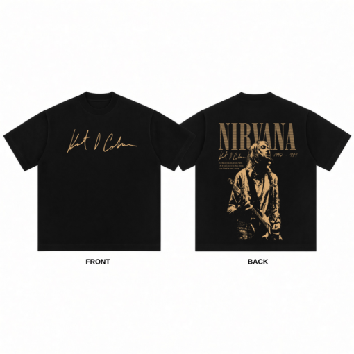 Vintage Nirvana Kurt Cobain Graphic Unisex T-Shirt