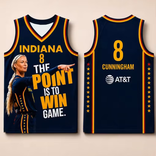 Sophie Cunningham The Point Is To Win Game Basketball Jersey