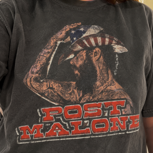 Vintage Post Malone Shirt, Malone Rap Music Shirt TA0012 photo review