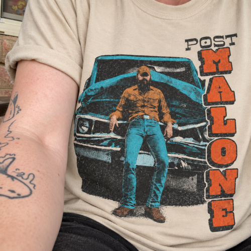Vintage Post Malone Shirt, Malone Rap Music Shirt TA0011 photo review