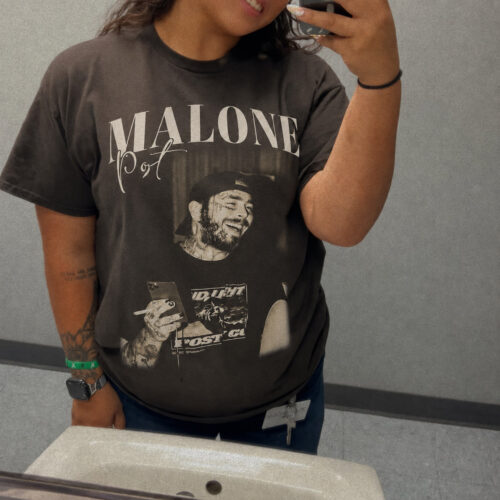 Vintage 90s Post Malone Shirt, Malone Rap Music Shirt photo review