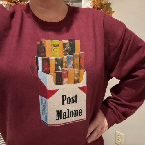 Vintage 90s Post Malone Shirt, Malone Rap Music Shirt photo review