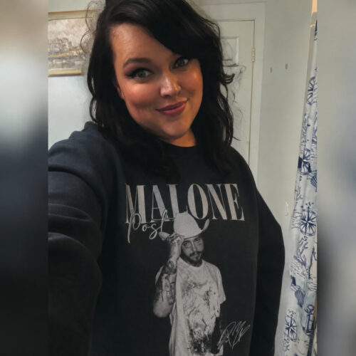 Retro 90s Post Malone Concert T-Shirt photo review