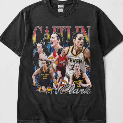 Caitlin Clark 22 Indiana Basketball Tee, Retro Bootleg Fan Shirt