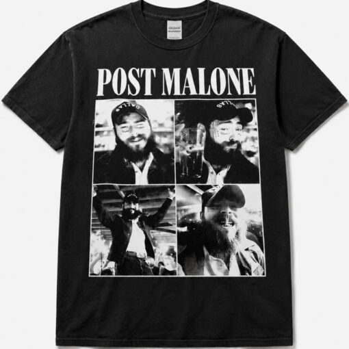 Vintage Post Malone Shirt, Malone Rap Music Shirt TA009
