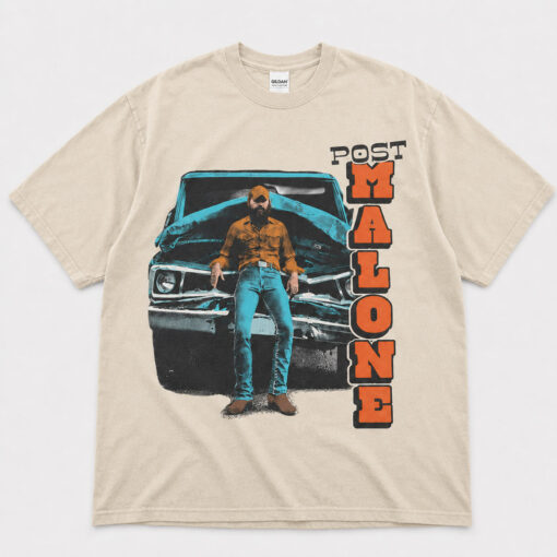 Vintage Post Malone Shirt, Malone Rap Music Shirt TA0011