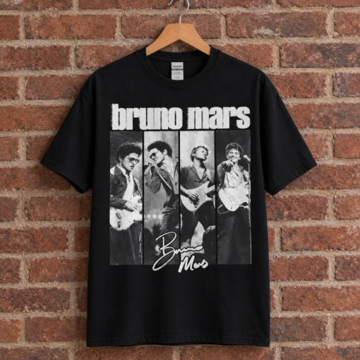 Bruno Mars The Romantic Tour Shirt, Mineral Wash Tee, Bruno Mars Concert Shirt