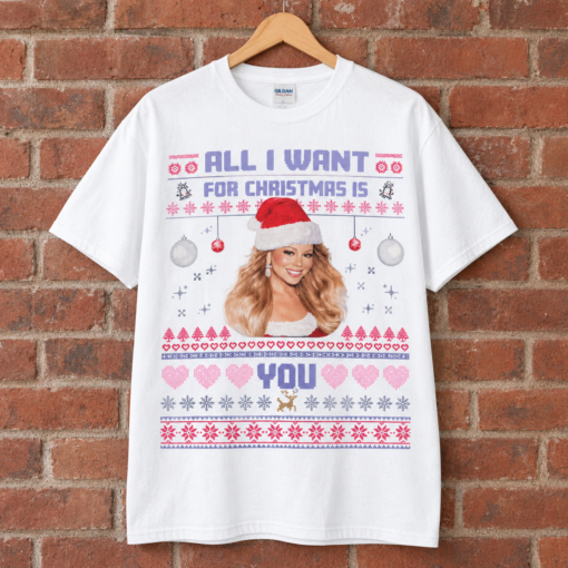 Mariah Carey Inspired Shirt, Music Lover Gift, Christmas Shirt Gift