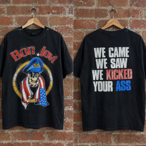 2 Side Halloween Bon Jovi Band Shirt, Bon Jovi Outfit Shirt