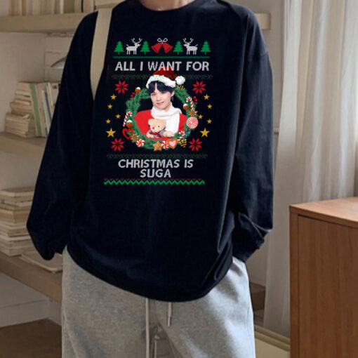 All I Want for Christmas Is SUGA Yoongi Shirt