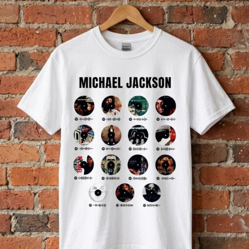 Michael Jackson Music Album Covers Shirt, King of Pop Graphic Tee, MJ Fan Gift, Vintage Music Lover Shirt