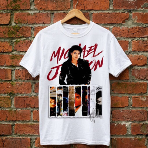 Michael Jackson History Tour Shirt, King of Pop Vintage Graphic Tee, MJ Music Legend Shirt, Retro Pop Star Gift