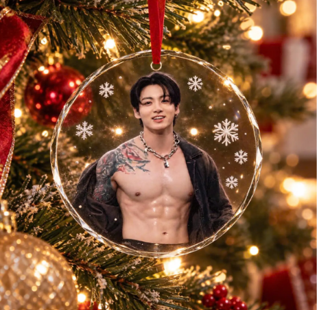 Sexy Jungkook Ornament, Kpop BTS Ornament